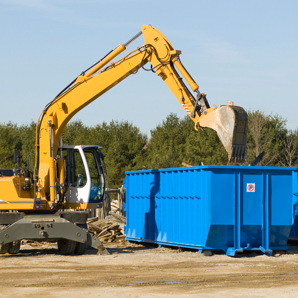 what size residential dumpster rentals are available in Ridgefield Connecticut